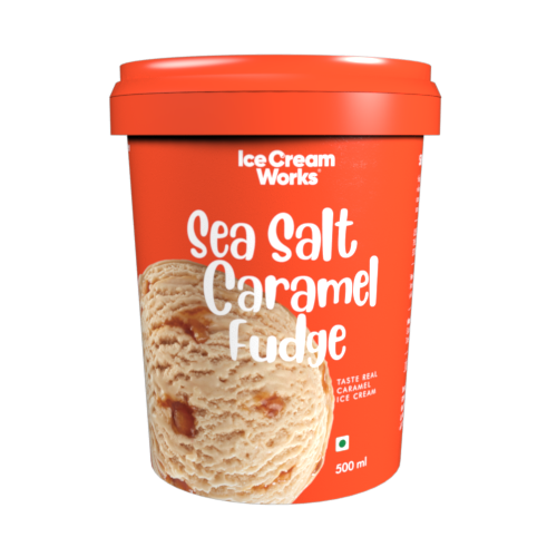 Sea Salt Caramel Fudge Ice Cream Works